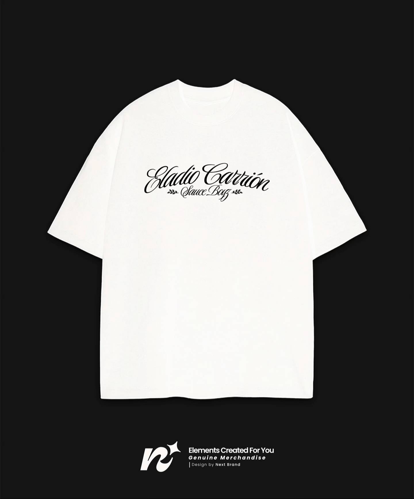Camiseta Eladio Carrión  - Premium Collection Blanca