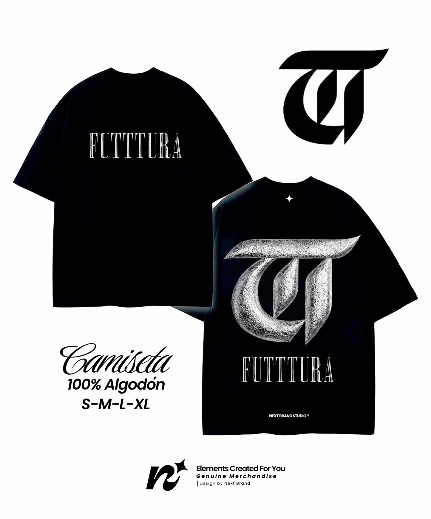 Camiseta TINI – Futttura Edition Negra