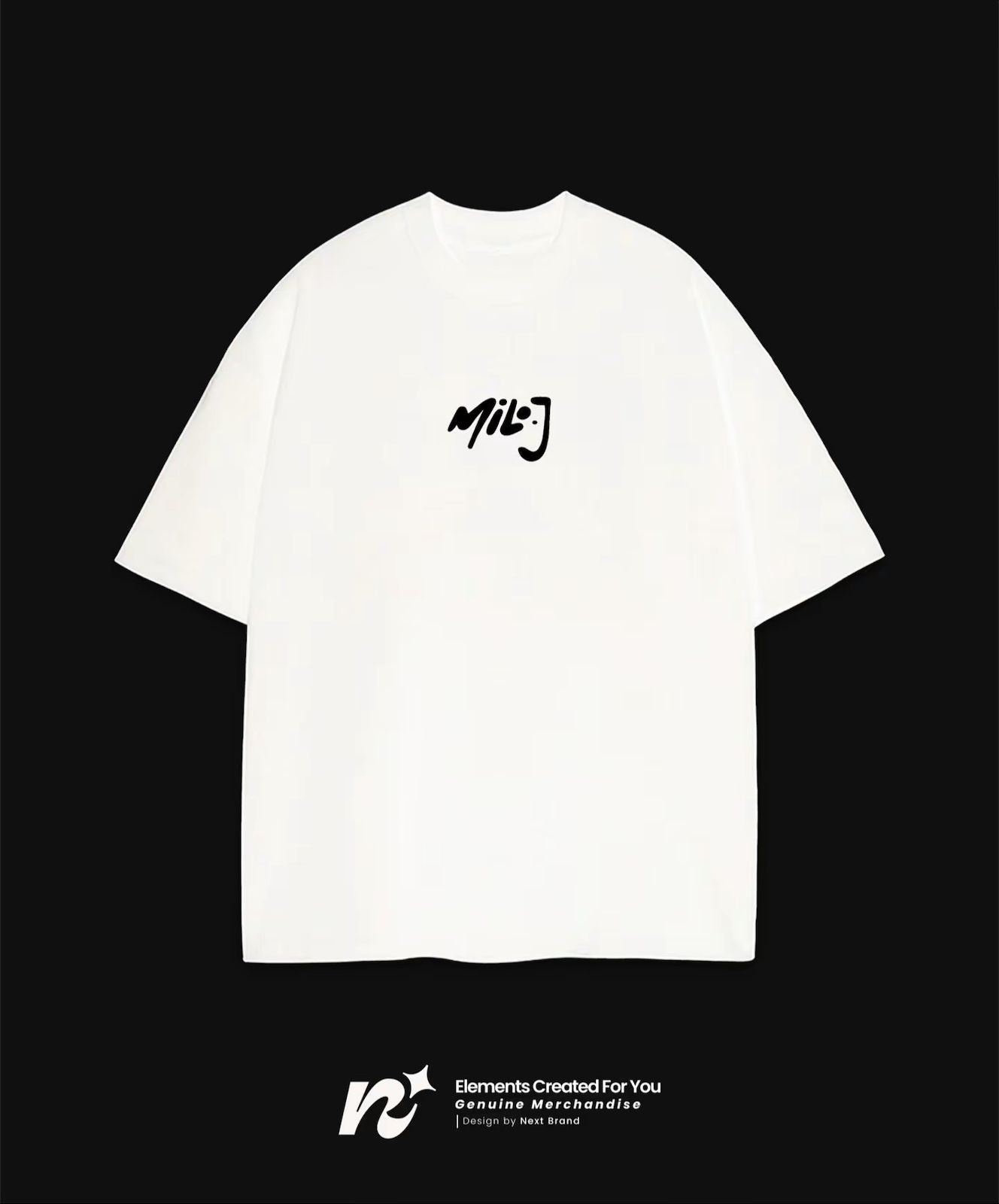 Camiseta Oficial Milo J - Edición Blanca