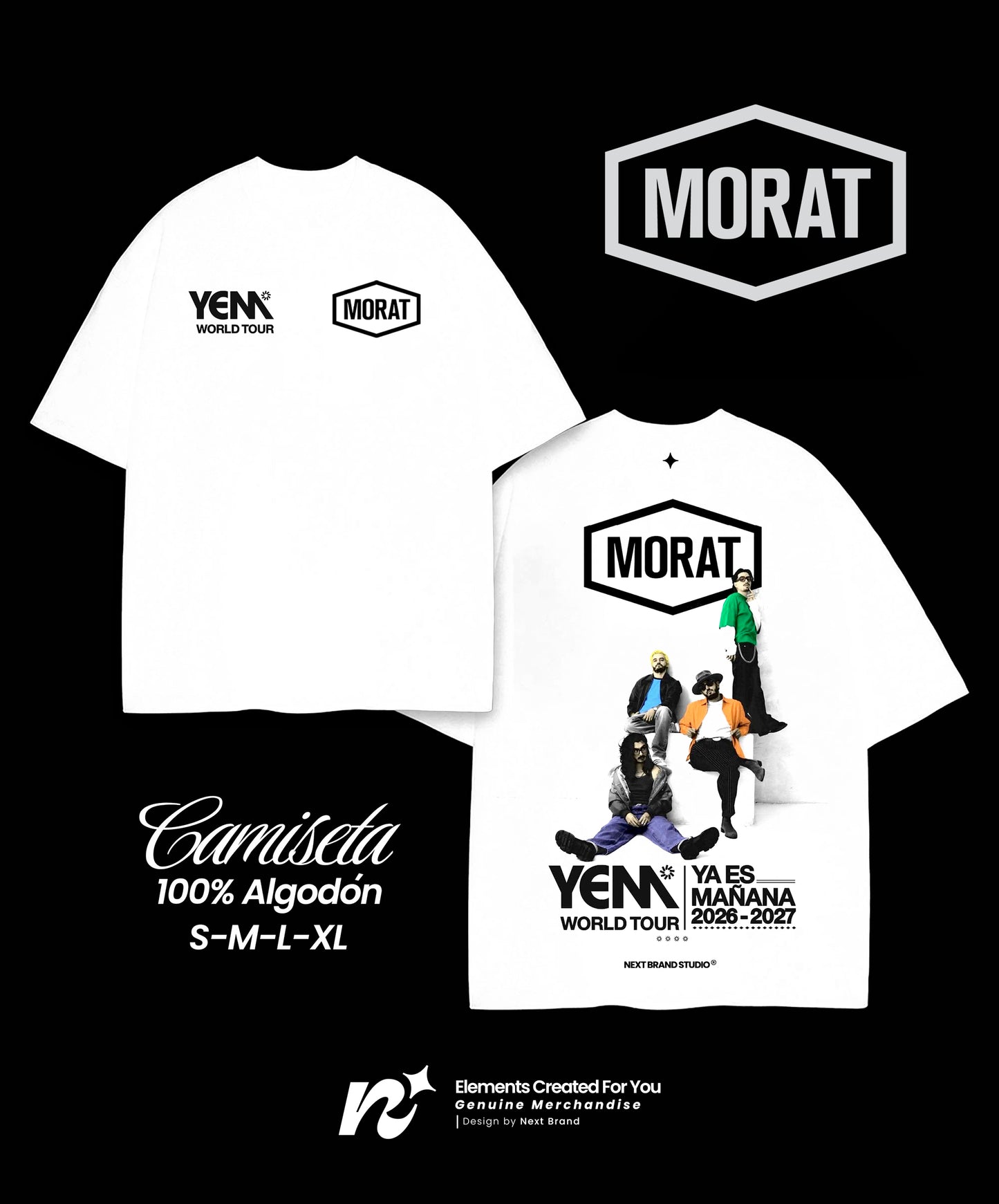 Camiseta Morat Oficial - YEM Tour 2026