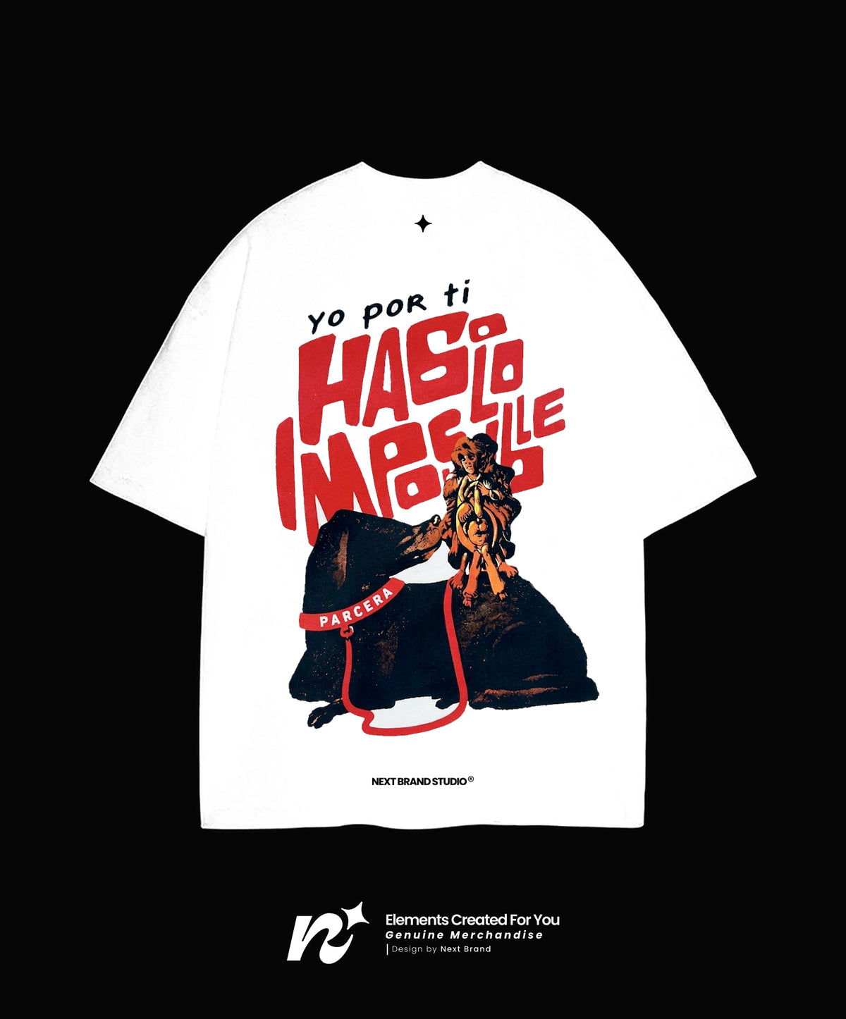Camiseta Penyair “Yo por ti hago lo imposible”