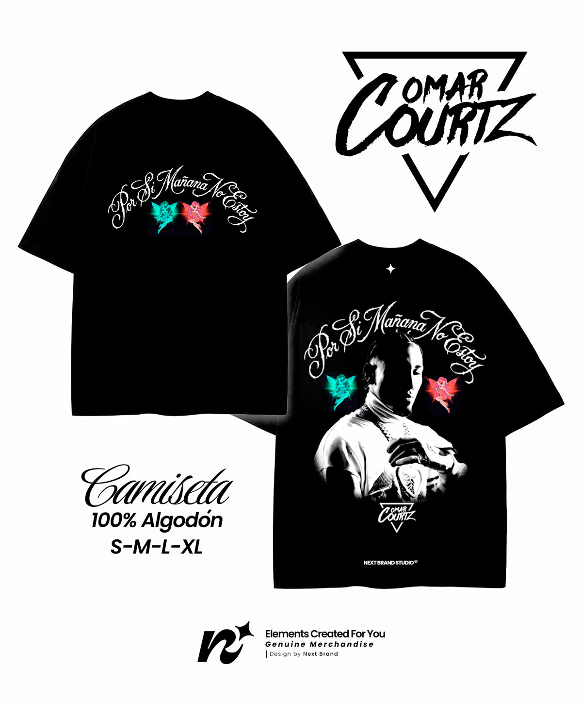 Camiseta Omar Courtz - Por Si Mañana No Estoy