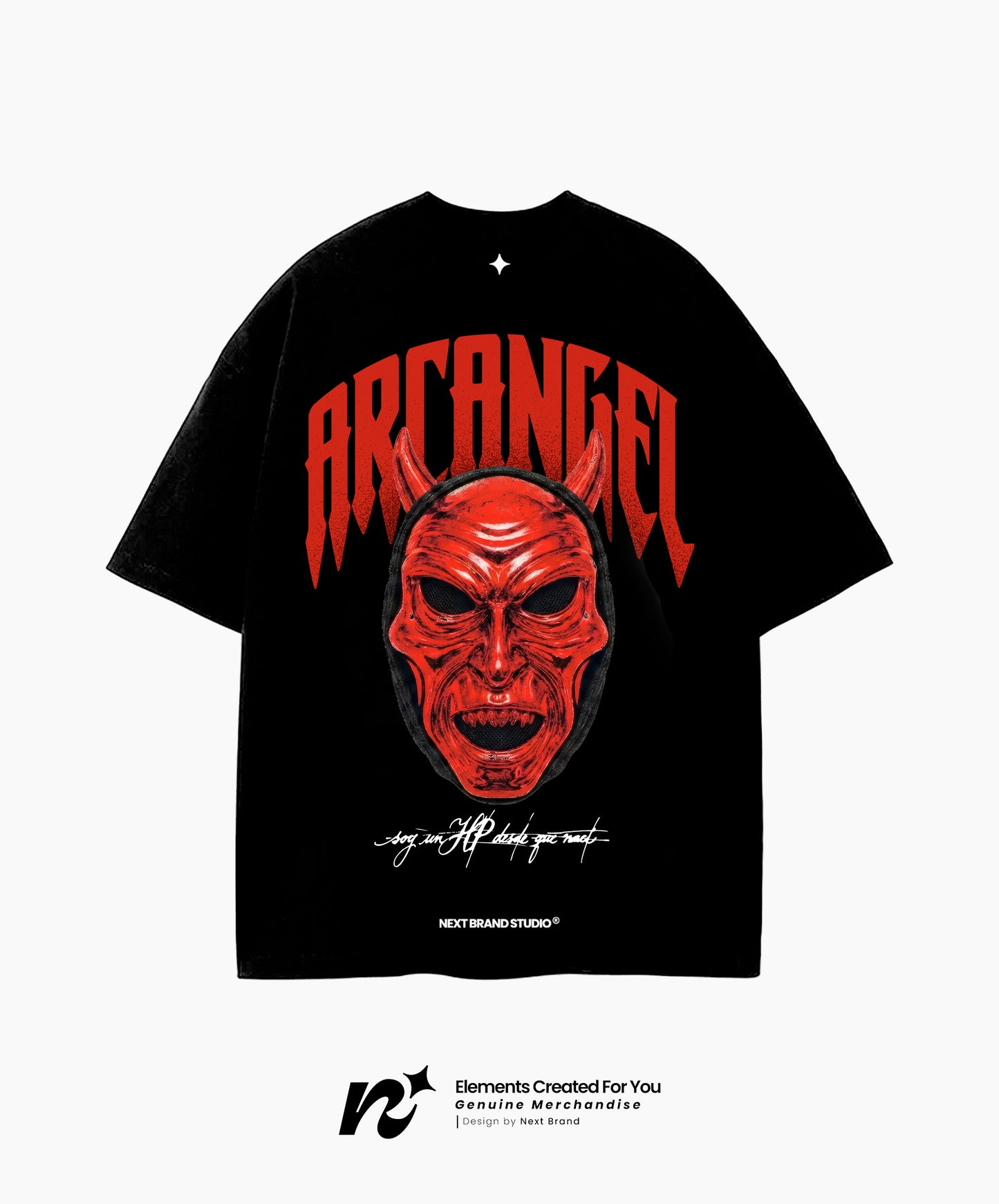 Camiseta Arcángel – HP Negra